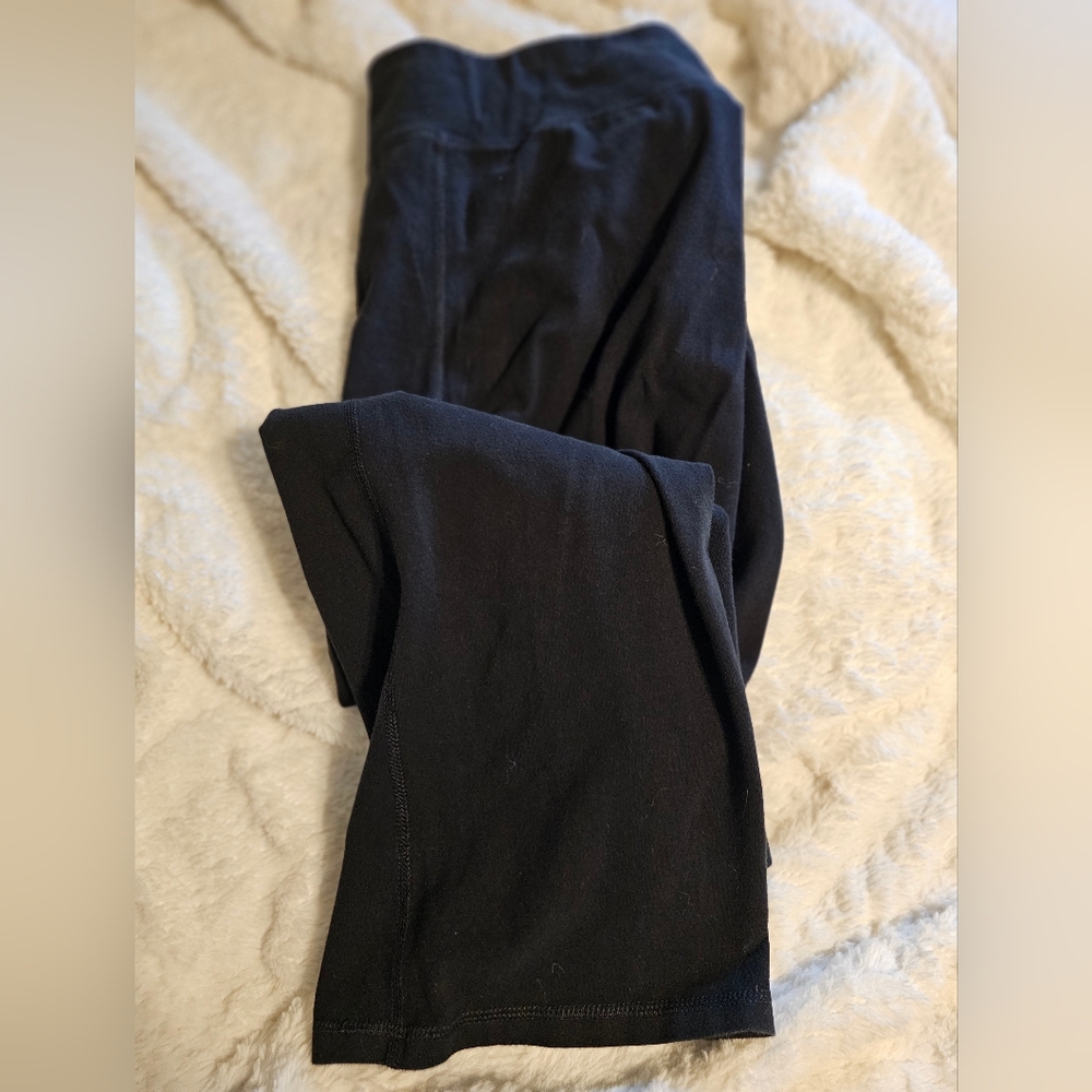 Torrid Black SPLIT HEM Yoga Pants